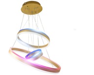 LED PRSTEŇOVÁ LAMPA WI-FI RGB PLAFON LED Luster + DIAĽKOVÉ OVLÁDANIE LED PRSTEŇOVÁ LAMPA WI-FI RGB PLAFON LED Luster + DIAĽKOVÉ OVLÁDANIE