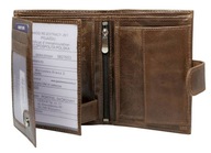 BUFFALO Pánska kožená peňaženka, prírodná koža P28