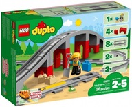 DUPLO tehly 10872 LEGO vlakové koľaje a viadukt
