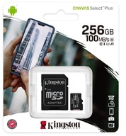 KINGSTON MICROSD CARD 256GB MICRO CL10 ADAPTÉR KINGSTON MICROSD CARD 256GB MICRO CL10 ADAPTÉR