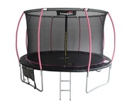LEAN Sport Max trampolína 8 stôp čierna a ružová LEAN Sport Max trampolína 8 stôp čierna a ružová