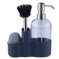 Kuchynské doplnky DÁVKOVAČ 480 ml 3v1 S kefou Kuchynské doplnky DÁVKOVAČ 480 ml 3v1 S kefou