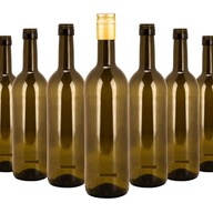 30 ks fliaš na mesačný svit, víno, šťavu Bordeaux, 750 ml