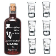 Sada na karafu na tinktúru 6x poháre 28ml GRAVÍROVANIE Sada na karafu na tinktúru 6x poháre 28ml GRAVÍROVANIE