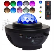 STARS PROJECTOR SKY PROJEKTOR LED NOČNÁ LAMPA BLUETOOTH REPRODUKTOR + DIAĽK. STARS PROJECTOR SKY PROJEKTOR LED NOČNÁ LAMPA BLUETOOTH REPRODUKTOR + DIAĽK.