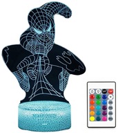 3D LED LAMPA V TVARE SPIDERMAN AVENGERS 16 FARIEB + USB DIAĽKOVÉ 3D LED LAMPA V TVARE SPIDERMAN AVENGERS 16 FARIEB + USB DIAĽKOVÉ