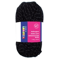 PRIADZA ČIERNA S REFLEXNÝM NITE 15% dĺžka 84 m 50 g PRIADZA ČIERNA S REFLEXNÝM NITE 15% dĺžka 84 m 50 g