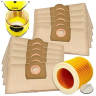 10x FILTRAČNÉ VRECKÁ PRE VYSÁVAČ KARCHER WD3 200 MV3 10x FILTRAČNÉ VRECKÁ PRE VYSÁVAČ KARCHER WD3 200 MV3
