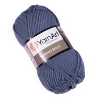 Priadza YarnArt MERINO BULKY šedá STALOWY 3864