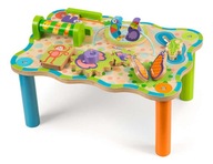 Drevený multifunkčný vzdelávací stôl Jungle Melissa a Doug 12m+