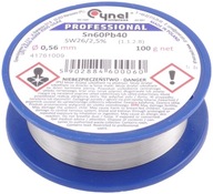 Spájkovací cín s tavidlom SW26, Cynel, 0,56 mm, 100 g, TIN 056/100 Spájkovací cín s tavidlom SW26, Cynel, 0,56 mm, 100 g, TIN 056/100