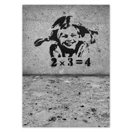 Plagáty 40x50 Banksy Girl Freckles