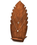 Organizér vešiak šperky náhrdelníky retiazky drevený stojan doplnky
