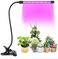Osvetľovacia lampa na rast rastlín s 24 LED časovačom