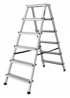 Obojstranný domáci rebrík so 6 schodíkmi