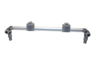 Zábradlie 610 mm s tromi zámkami, dvoma upevňovacími bodmi Zábradlie 610 mm s tromi zámkami, dvoma upevňovacími bodmi