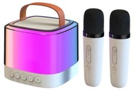 KARAOKE SET 5W DVA RGB MIKROFÓNY USB SD AUX BLUETOOTH KARAOKE SET 5W DVA RGB MIKROFÓNY USB SD AUX BLUETOOTH
