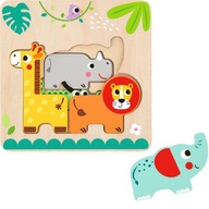 Drevené montessori puzzle hračka Tooky Drevené montessori puzzle hračka Tooky