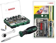 SADA 28 BITOV A ZÁSUVKY S RAČNOU BOSCH SADA 28 BITOV A ZÁSUVKY S RAČNOU BOSCH