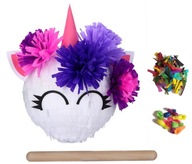PINIATA UNICORN Jednorožec kôň 90 cm doplnky PINIATA UNICORN Jednorožec kôň 90 cm doplnky
