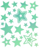 Termo nálepka na oblečenie Iron-on Transfers Stars Termo nálepka na oblečenie Iron-on Transfers Stars