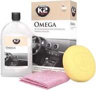 K2 OMEGA GEL dressing DASHBOARD COCKPIT PLASTIC aplikátor 500ml