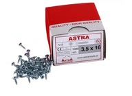 Nábytkové skrutky do dreva ASTRA 3,5x16 1000 kusov