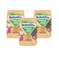 Bobovita Porcia cereálií 7 cereálií ostružinová sada 3x 170g Bobovita Porcia cereálií 7 cereálií ostružinová sada 3x 170g