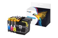 Súprava atramentov CMYK LC525 LC529 pre DCP-J100 J105 Súprava atramentov CMYK LC525 LC529 pre DCP-J100 J105
