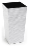 Kvetináč Finezja Dłuto 300x300x570mm biela lamela Kvetináč Finezja Dłuto 300x300x570mm biela lamela