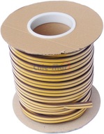 Tesnenie PROFIL "D" 9x7,4mm 100M HNED Tesnenie PROFIL "D" 9x7,4mm 100M HNED