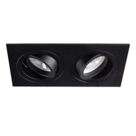 KANLUX Oczko Dvojité halogénové LED stropné svietidlo pohyblivé SEIDY Black KANLUX Oczko Dvojité halogénové LED stropné svietidlo pohyblivé SEIDY Black