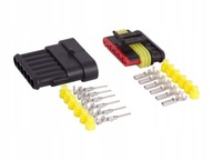 SUPERSEAL 6 PIN hermetický konektor kocka 5 KS SUPERSEAL 6 PIN hermetický konektor kocka 5 KS
