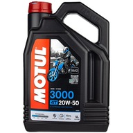 MOTUL 3000 4T Mineral 20w50 4L - minerálny motocyklový olej