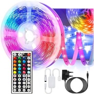 LED PÁS 5050 FAREBNÉ RGB OSVETLENIE 5m + LED PÁSKY NA DIAĽKOVÉ OVLÁDANIE LED PÁS 5050 FAREBNÉ RGB OSVETLENIE 5m + LED PÁSKY NA DIAĽKOVÉ OVLÁDANIE