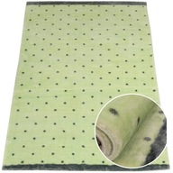 Detský koberec, jemný, módny vzor, ​​90x150 cm, mint