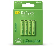 GP Recyko R03/AAA 850mAh séria B4 1,2V Ni-MH GP Recyko R03/AAA 850mAh séria B4 1,2V Ni-MH