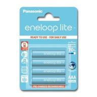 4x batéria Panasonic ENELOOP R3 AAA 550mAh LITE