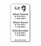 Náhrobná tabuľa Náhrobná tabuľa gravírovaná 90x45 Náhrobná tabuľa Náhrobná tabuľa gravírovaná 90x45