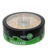 Balíky DVD+R Maxell x16 4,7 GB 25 ks