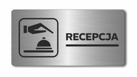 RECEPCIA | Nerezový plech | UV tlač RECEPCIA | Nerezový plech | UV tlač