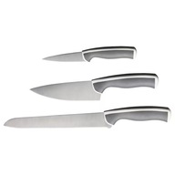 IKEA ANDLIG Sada nožov, 3 ks, EXTRA SHARP svetlošedá/biela IKEA ANDLIG Sada nožov, 3 ks, EXTRA SHARP svetlošedá/biela