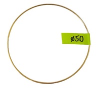 ZLATÁ kovová obruč ø50 cm - lapač snov ZLATÁ kovová obruč ø50 cm - lapač snov