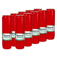 Vložky na olejové sviečky 10 ks. 4,5 dňa červená Vložky na olejové sviečky 10 ks. 4,5 dňa červená
