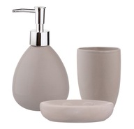 KÚPEĽŇOVÁ SET 3 ELEMENTS dolomit BEIGE GLAMOUR
