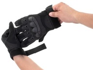 Vojenské taktické rukavice s ochranou kĺbov XL čierna