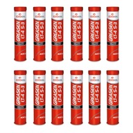 GREASEN lítiové ložiskové mazivo ŁT-4 S-3 trubicové kartuše 400g 12 ks SET
