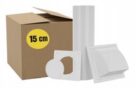STRIHANIE pre vývod potrubia prenosnej klimatizácie SET 15 cm STRIHANIE pre vývod potrubia prenosnej klimatizácie SET 15 cm