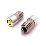 E10 LED žiarovka 4-24V CREE, silný biely závit E10 LED žiarovka 4-24V CREE, silný biely závit