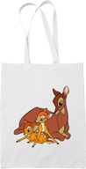 Animácia jeleňa Bambi Bag For a Fairy Tale Lover 1 Módna biela